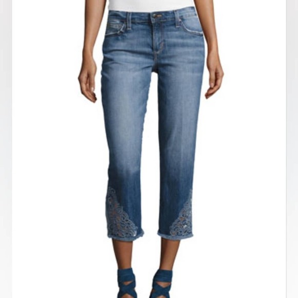 Torrid Denim Skinny Jeans Womens Cutout Crop Raw Hem Medium Wash Stretch plus 22 - Picture 1 of 11